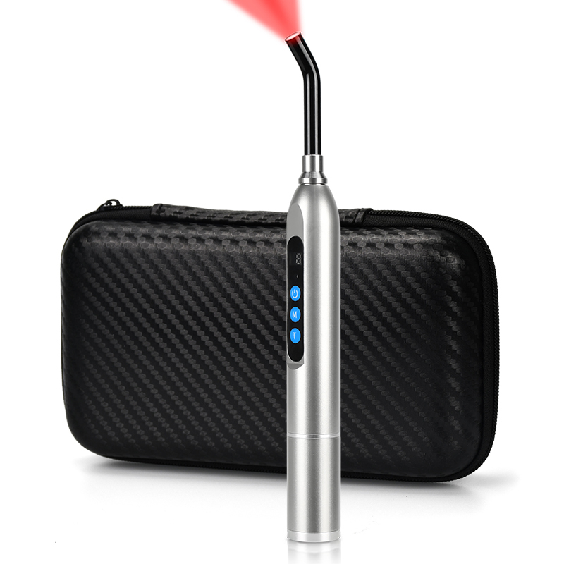 Galvanic Skin Sensor - 口内炎、口内潰瘍のための赤色光療法 660nm 850nm 近赤外線LEDライトセラピーデバイス 狭いビームで口腔内問題に
