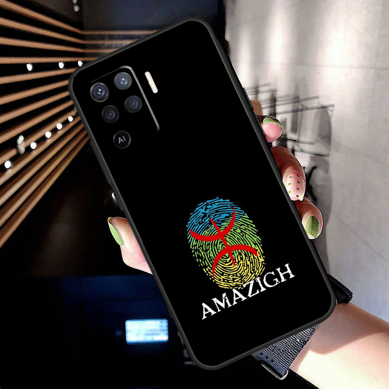 アマジグのシンボルが描かれたベルベルアカデミーのケース。対応 - Oppo A78 のレビューと価格